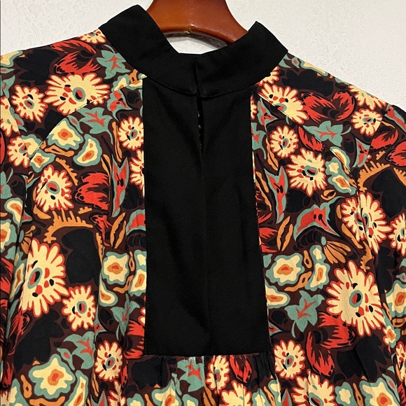 Anna Sui Floral Larkspur Fields Dress - Picture 8 of 15